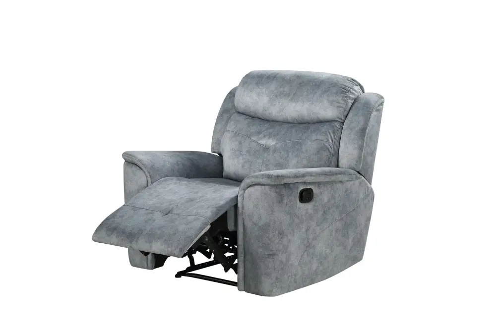Slide-Out Mariana - Manual Recliner Chair - Platinum Gray