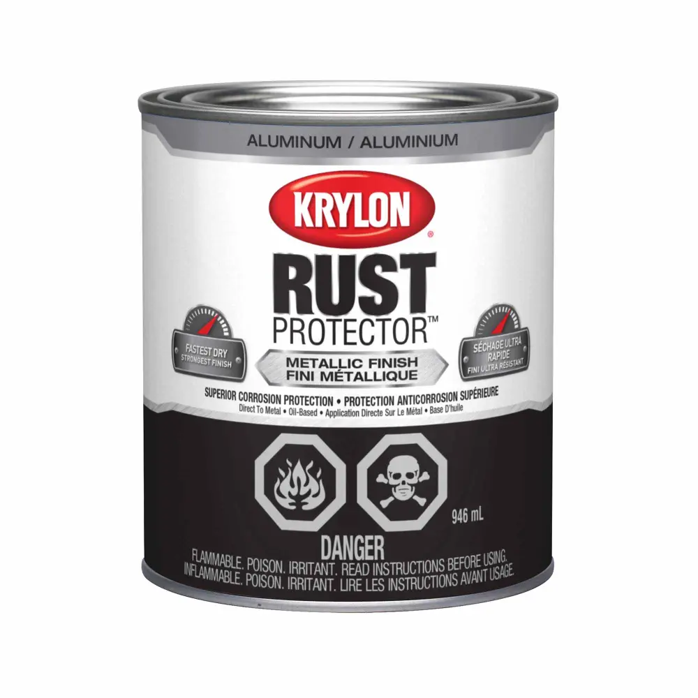 Krylon Rust Protector Brush On Enamel Aluminium, 946 ml