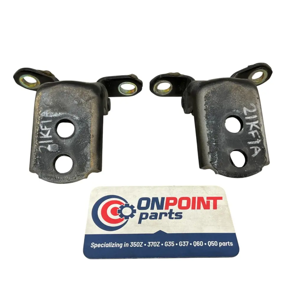 03-07 G35 Coupe Front Driver Door Hinges 80401Am800 Oem K1F
