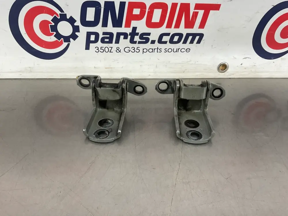 2003 Nissan 350Z Passenger Right Door Hinges 80400 80401 OEM 24BL7DE