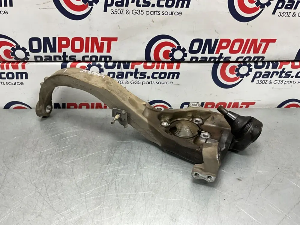 2007 Nissan Z33 350Z Driver Left Front Steering Knuckle Spindle OEM 23BIZEG