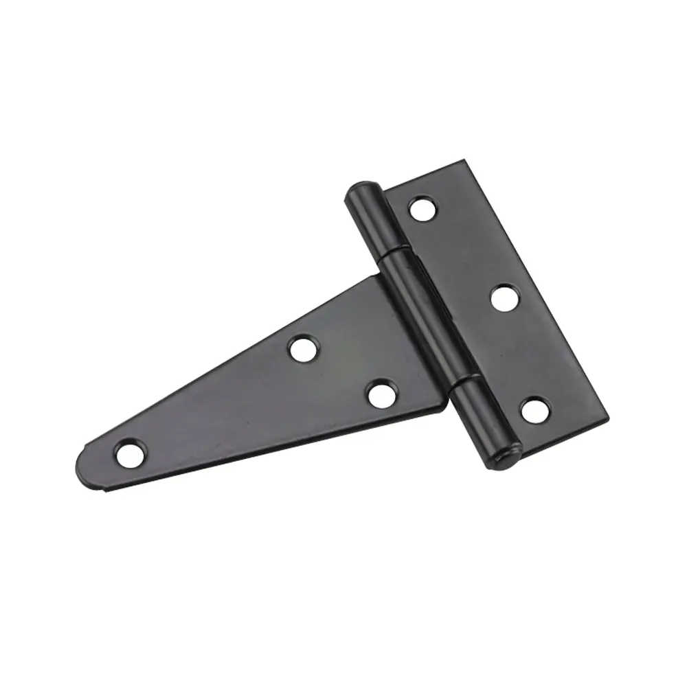 Black Heavy-Duty T-Hinge 4'', 2-Pack