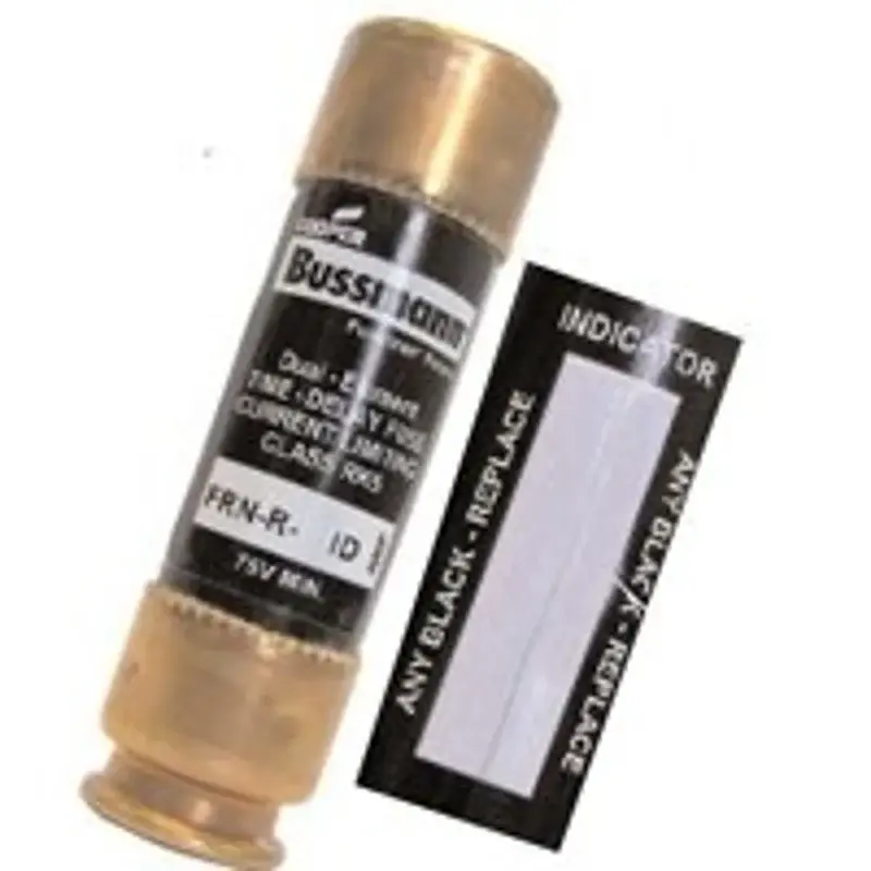 Bussmann BP/FRNR-40ID Rugged Fuse, 40 , 250 VAC, 125 VDC, 20, 200 kA Interrupt, Fiberglass Body, K