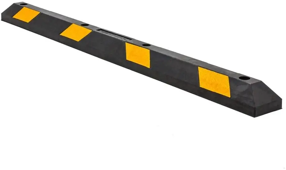 Heavy Duty Rubber Parking Curb 72 L x 4 H x 5.86 W
