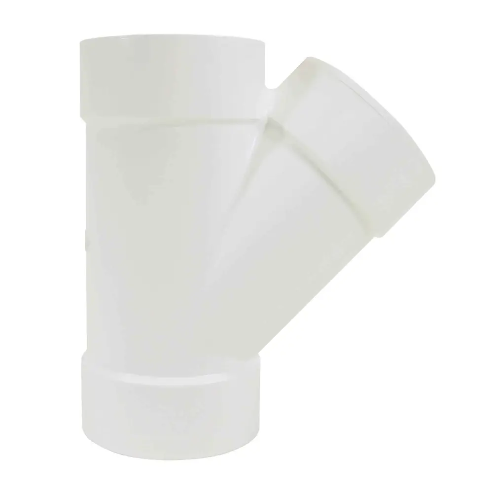 PVC-BDS 45˚ Wye «Hub», 3"
