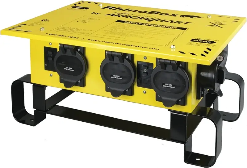 Arrow Hart Rhino Box RB300ME GFCI Power Center, 50 , 120/240 V
