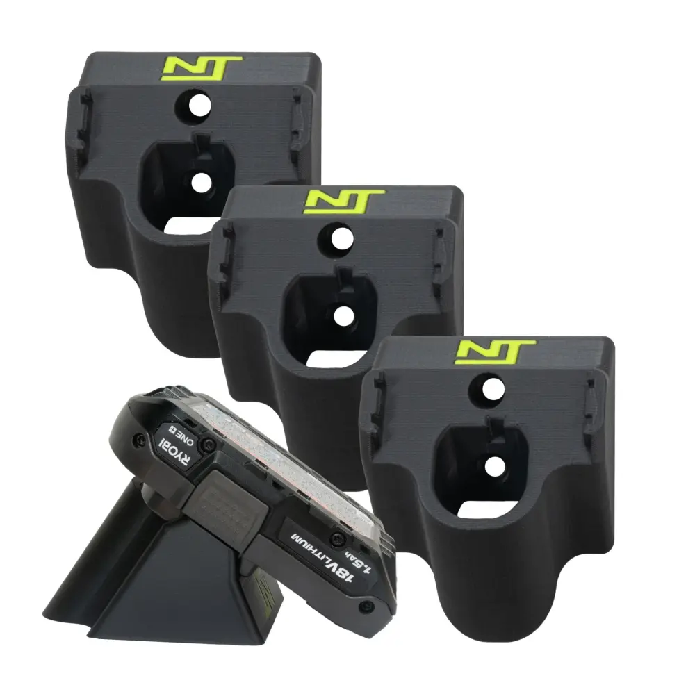 Battery Mounts Ryobi 18V Tools set four - 48 Inch Width