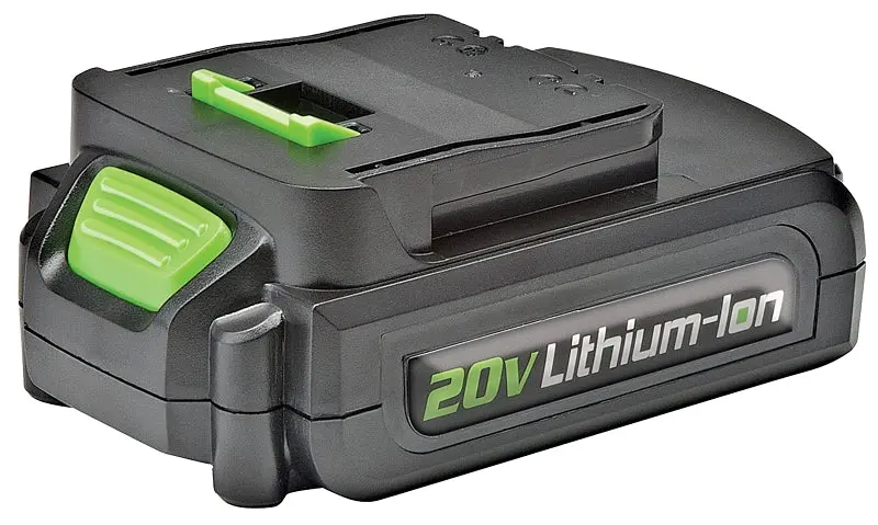 Fleet-Ready Genesis GLAB2020B Battery, 20 V Battery, 2 Ah