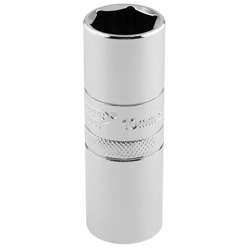 Draper HT-PLUG/B 10mm Thread 6 Point Spark Plug Socket, 1/2" Sq. Dr., 16mm - (16778)