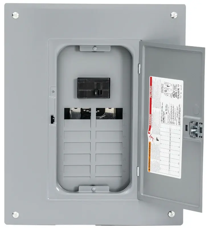 Square D HOM1224M100PC Load Center, 24 -Pole, 100 , 12 -Space, Plug-On Neutral, NEMA 1 Enclosure