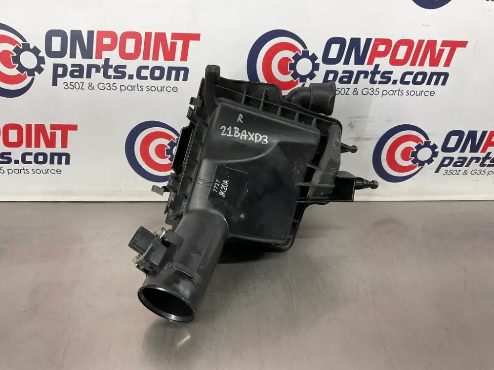 2008 Infiniti G37 Passenger Right Air Intake Filter Housing Box MAF OEM 21BAXD3