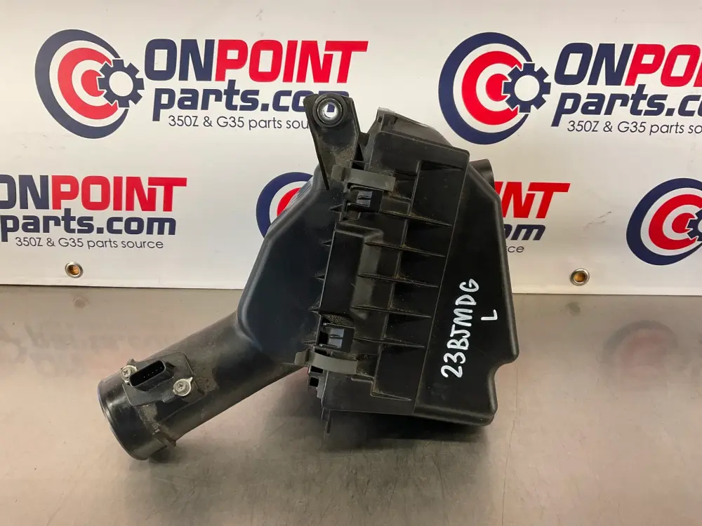 2008 Nissan 350Z Driver Left Air Intake Filter Box MAF Mass Air Flow OEM 23BJMDG