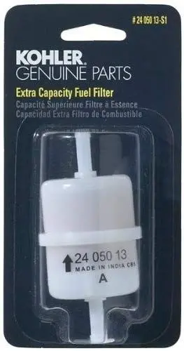 Kohler 24 050 13-S1 Original OEM Extra Capacity Fuel Filter 9 - 12 Microns