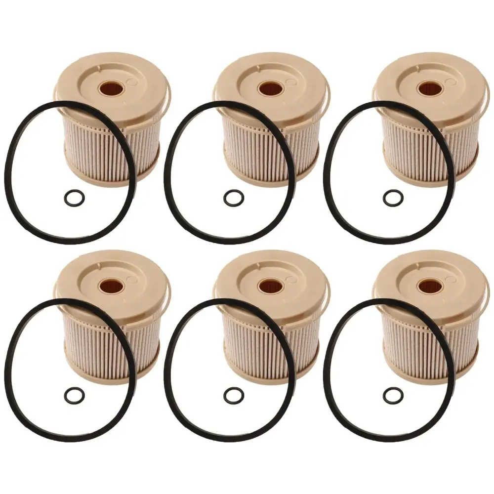 6 Pieces Fuel Filter 861014 3917924 P552010 FS1208 Volvo Penta Engine AD31D- D3-110 D3-140 D4-260 D6-400 KAD300- MD2030 TM...