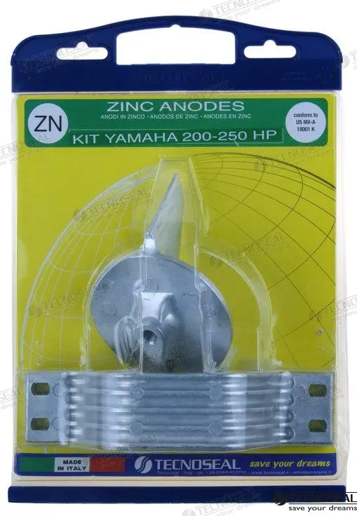 KIT ANODOS SPELTER YAMAHA 200-250HP