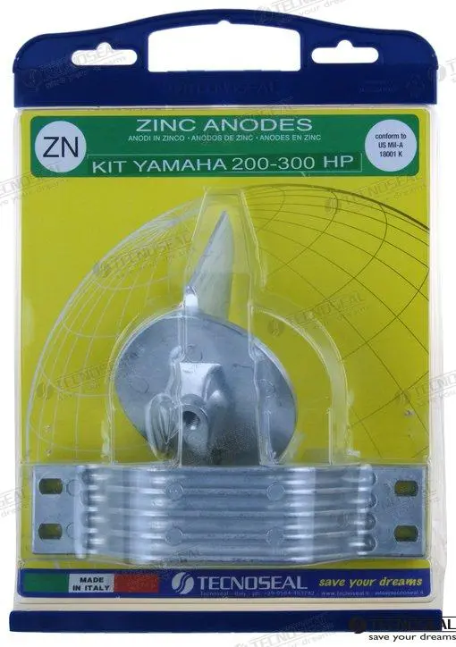 KIT ANODOS SPELTER YAMAHA 200-300HP
