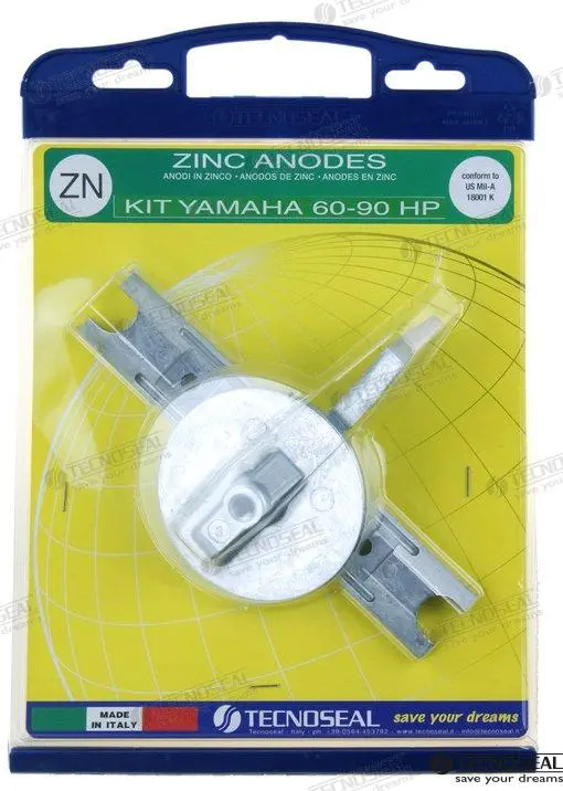 KIT ANODOS SPELTER YAMAHA 60-90HP