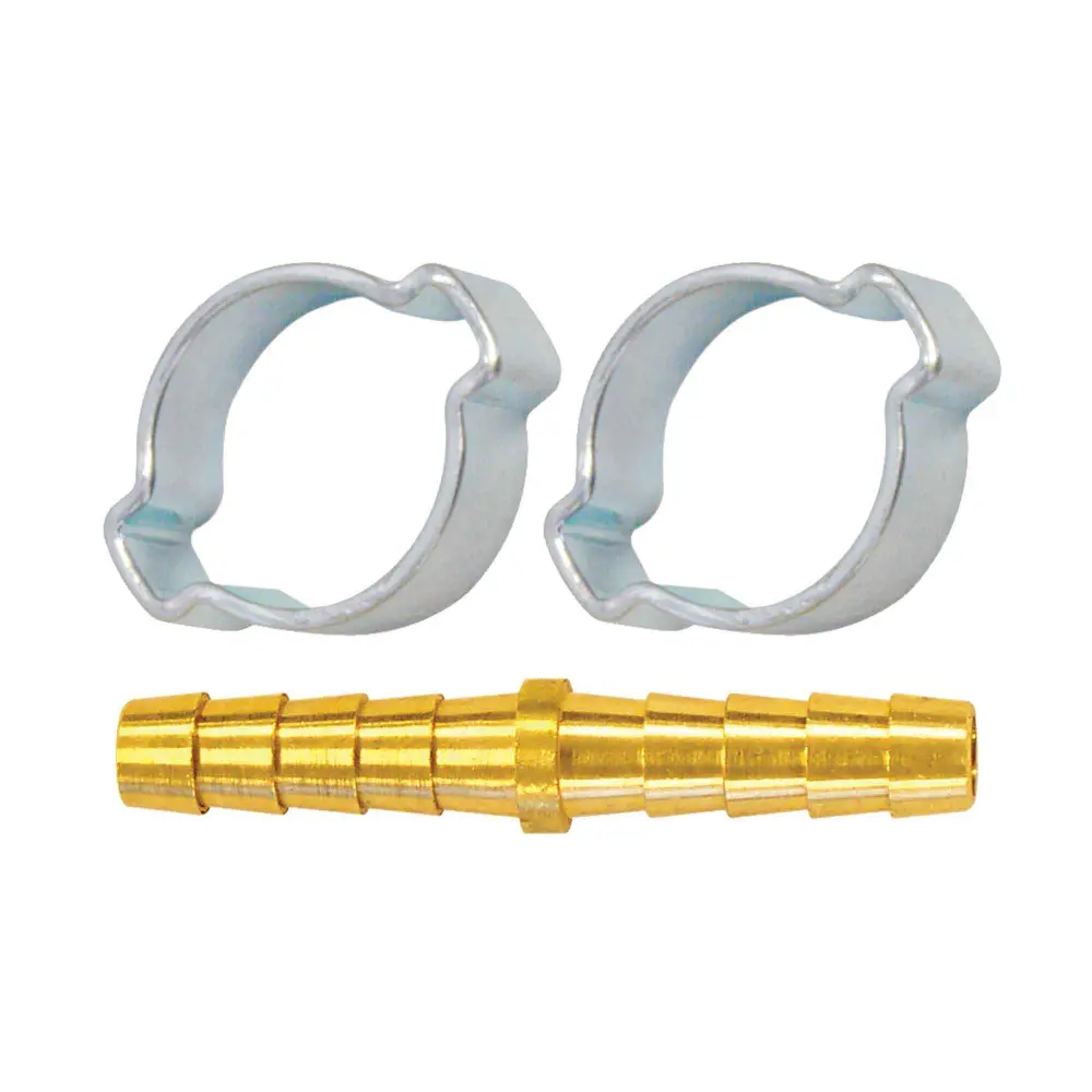 Repair Kit Compressed Air Hose 1/4'' Inside Diameter, 3 Pieces All Necessary Fittings