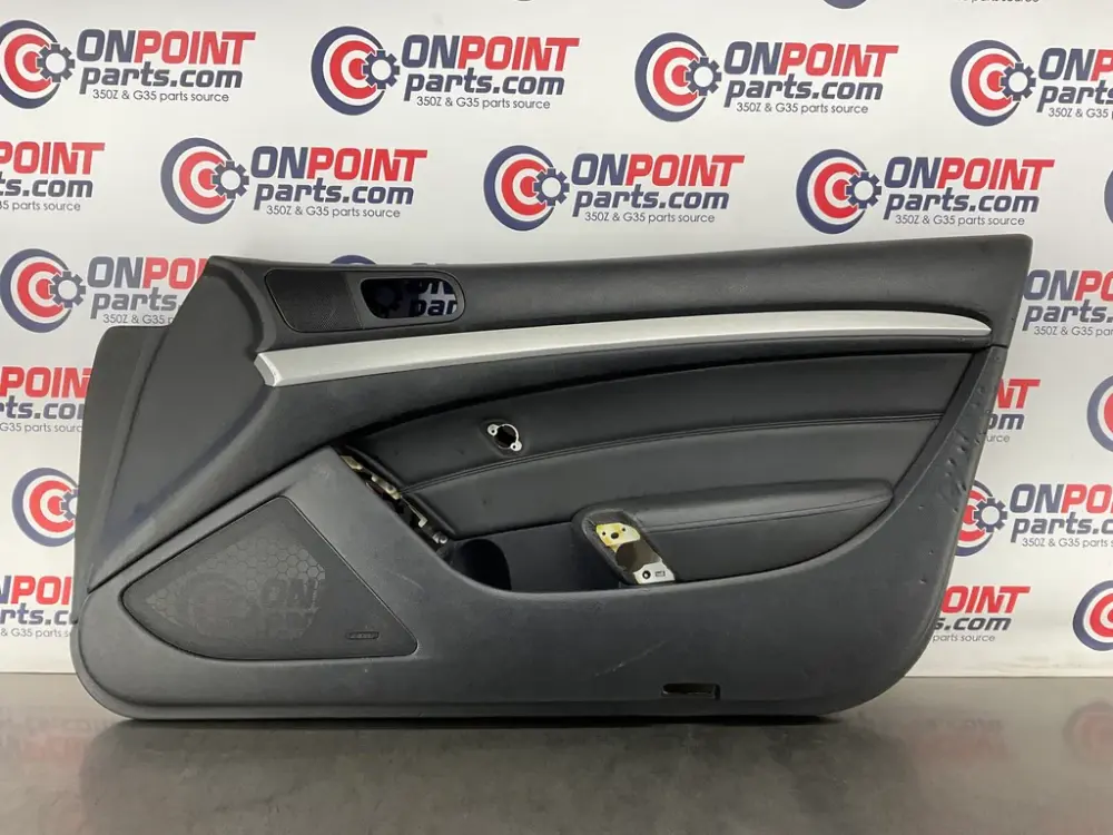 08-10 Infiniti G37 Coupe Right Interior Door Panel Ebony 80900JL34B OEM 21BAXD8