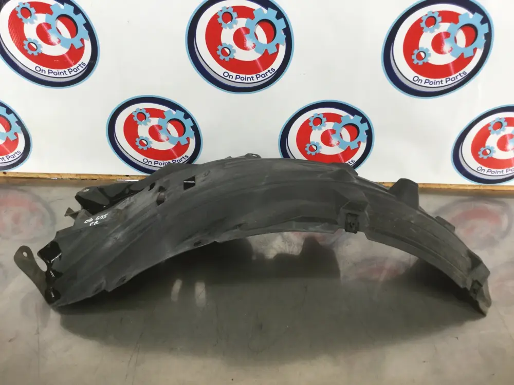2005 Infiniti Coupe G35 Passenger Right Front Inner Fender Liner OEM 98G0