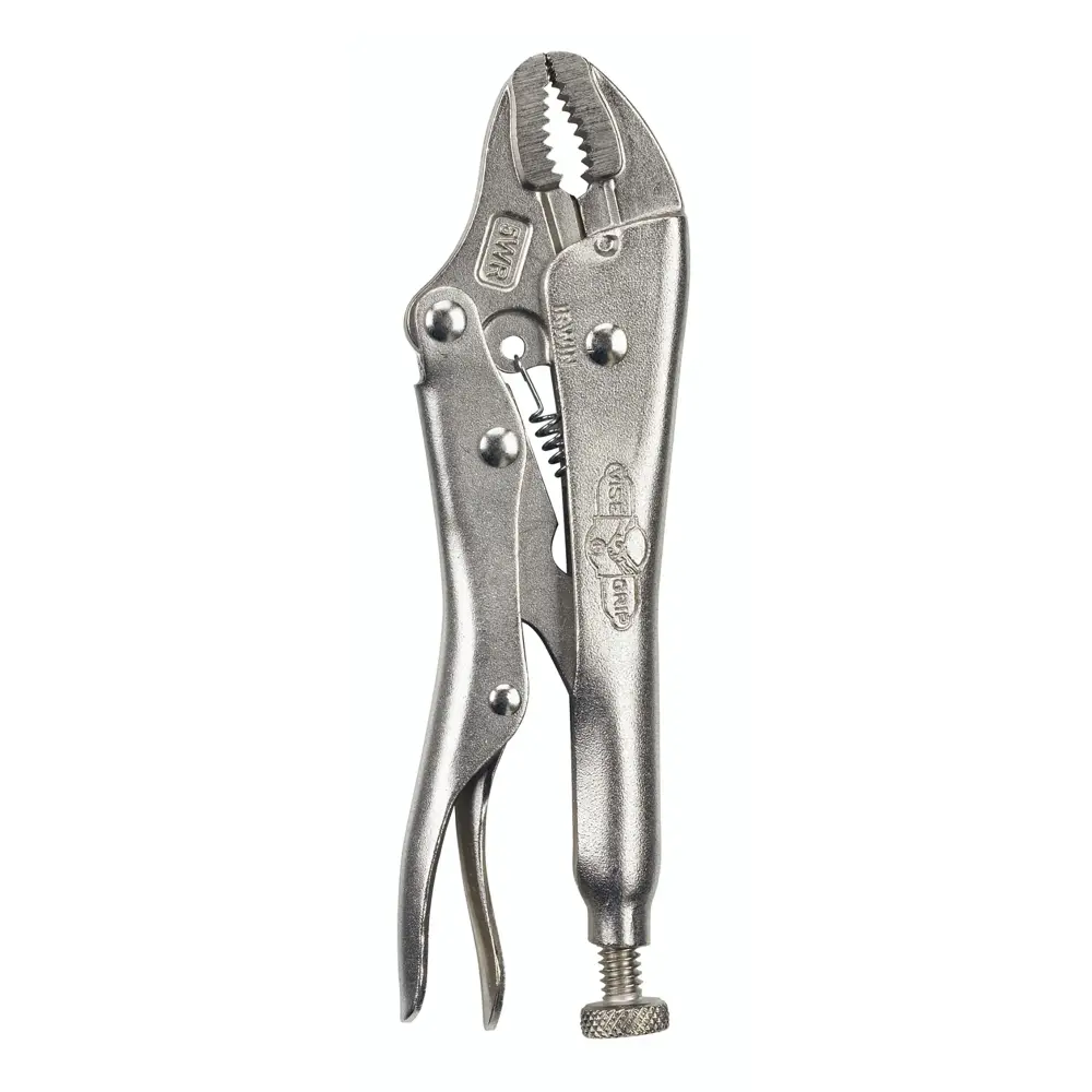 Locking Pliers Wire Cutter, Curved Jaw