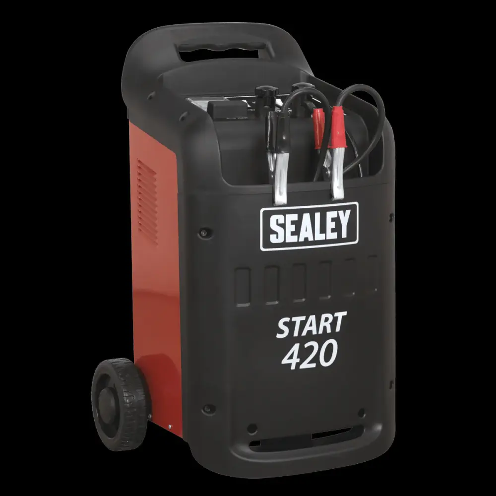 Compact Power Bank Sealey START420 Starter/Charger 420/60Amp 12/24V 230V