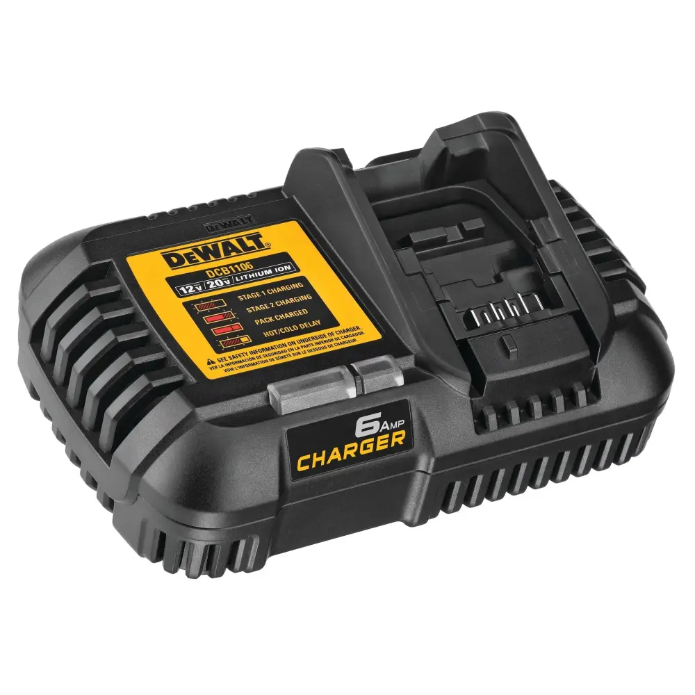 DeWalt DCB1106 MAX Lithium Ion 12V-20V 6 Amp Express Battery Charger