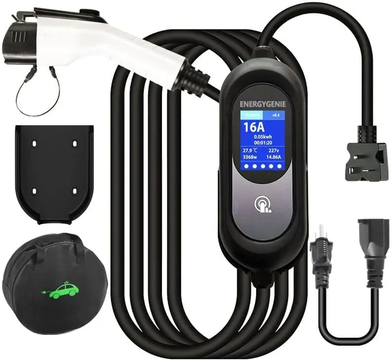 Level 1 Level 2 EV Charger J1772 Electric Cars 16Amp 110V/240V