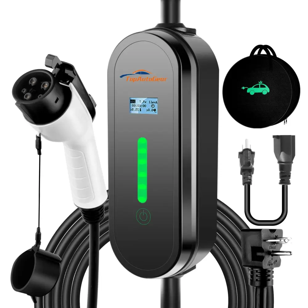 Level 1 Level 2 EV Charger J1772 Electric Cars 16Amp 110V/240V
