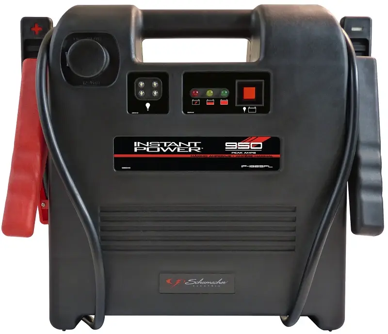 Schumacher SJ1328 Jump Starter, 12 V, 1100 , Lead-Acid Battery Jumper Cables