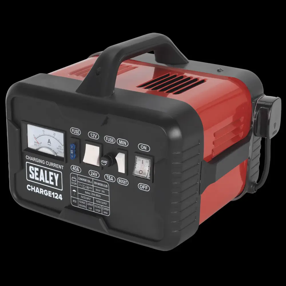 Sealey CHARGE124 Battery Charger 28Amp 12/24V 230V