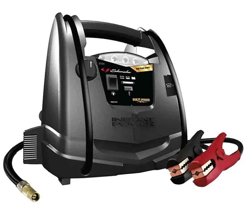 Smart Battery Charger Schumacher SJ1331 Jump Starter/Portable Power, 12 VDC, 800