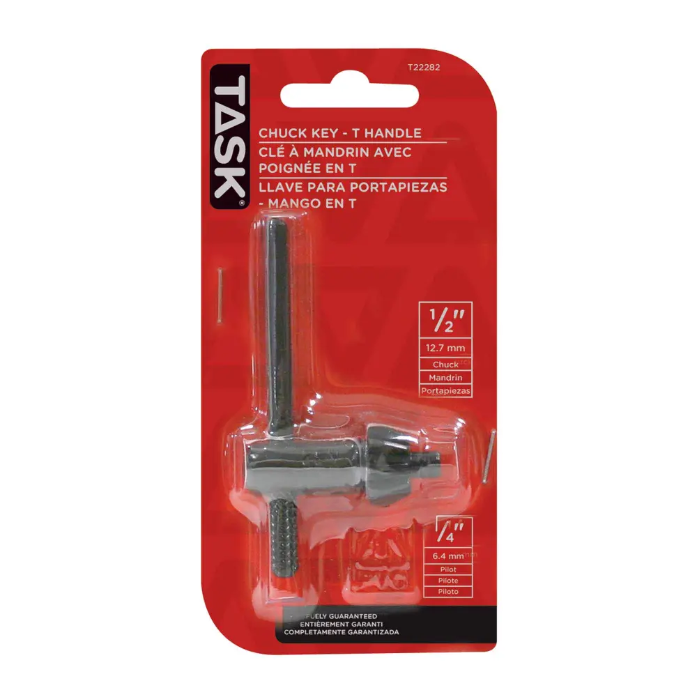 Chuck Key T-Handle, 1/2''
