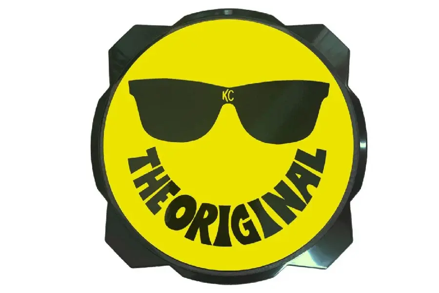 KC HiLiTES 6in Pro6 Gravity® Buoyant Cover - 50th Anniversary Smiley Face