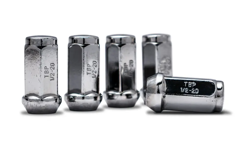 Wheel Lug Nuts, Adjust 5, Acorn Style, 1966-77 Ford Bronco