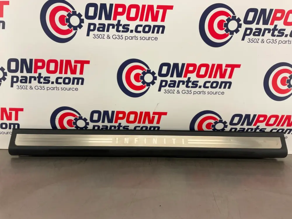 03-07 Infiniti G35 Coupe Passenger Door Sill Scuff Plate 76894AM800 OEM 11BJRD7