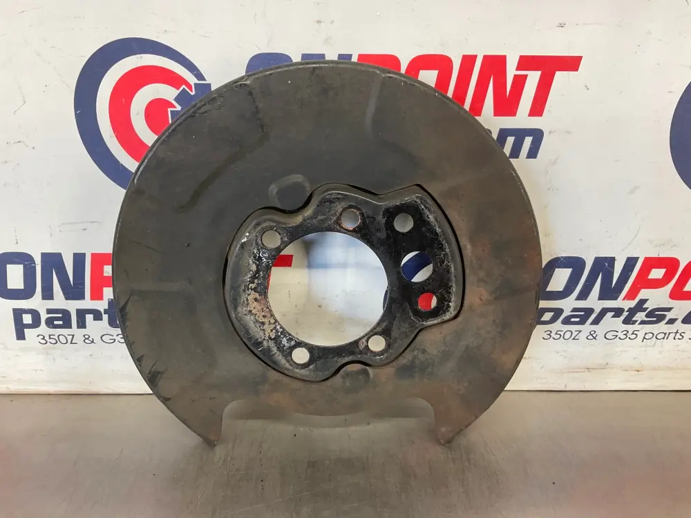 2004 Infiniti G35 Driver Left Rear Brake Dust Cover Baffle Plate OEM 15BE4EG