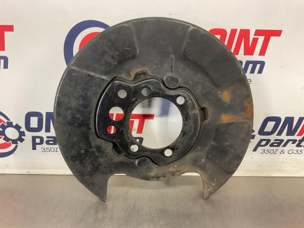 2006 Nissan 350Z Driver Left Rear Brake Dust Cover Baffle Plate OEM 15BAJDG