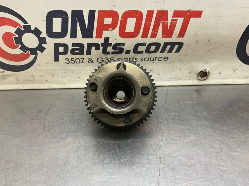 2012 Nissan 370Z Driver Left VQ37VHR Intake Camshaft Sprocket OEM 24BDME0