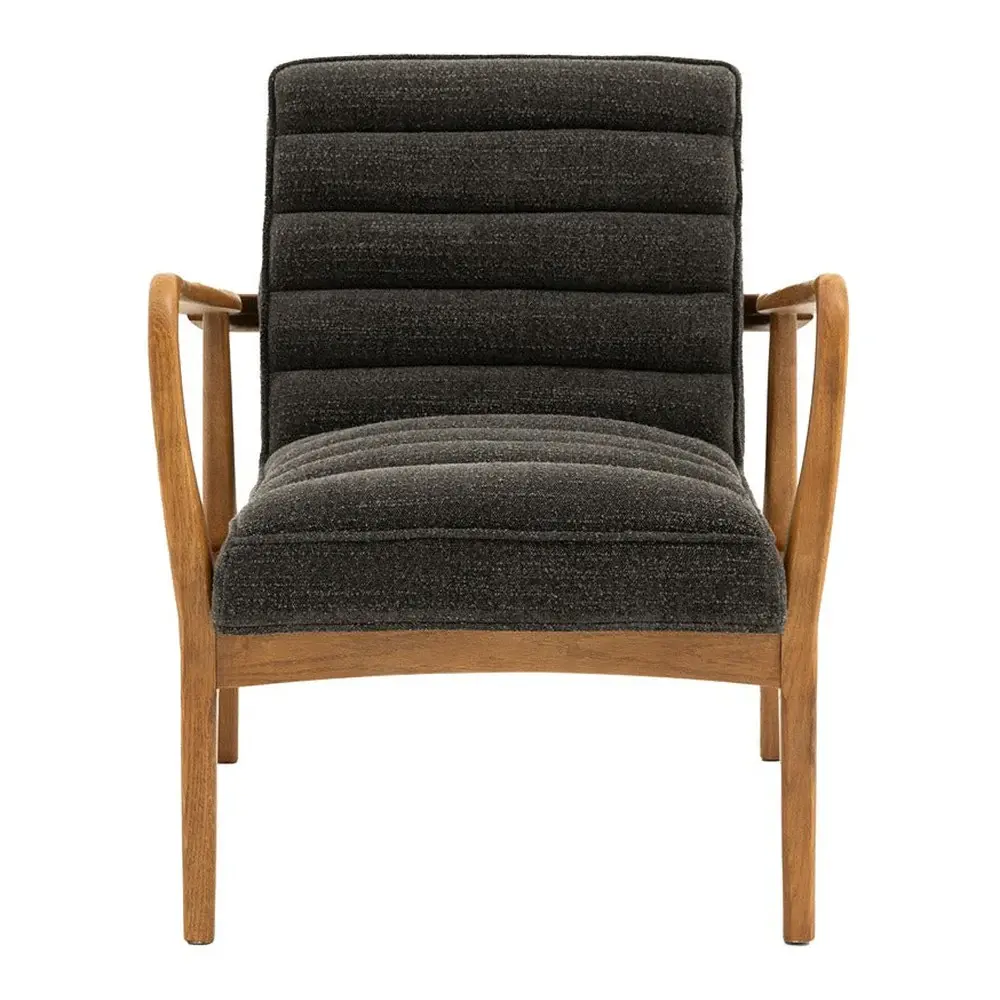 Datsun Armchair - Charcoal Boucle