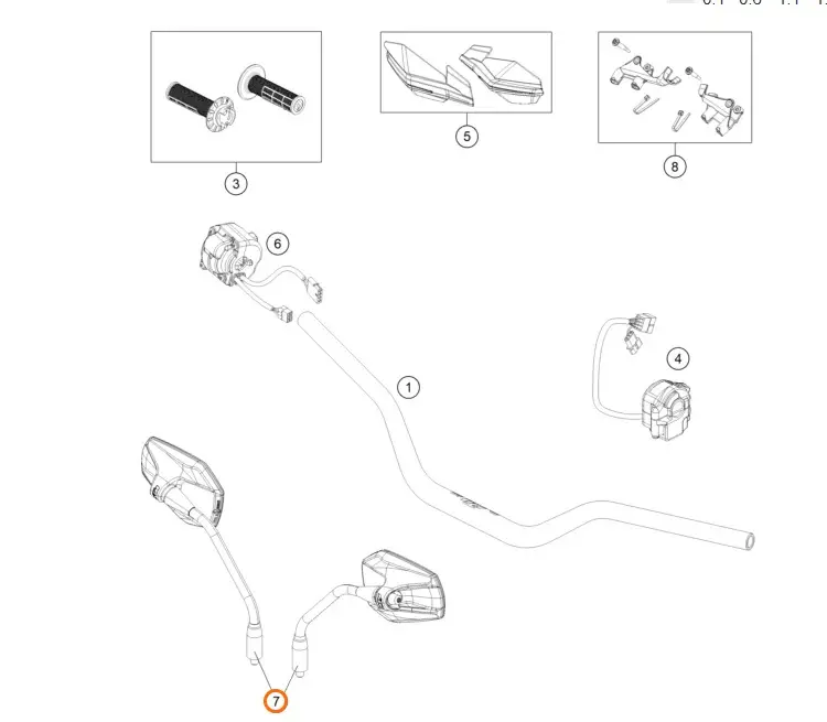 KTM Backspegel 690 / 1290 / 1390