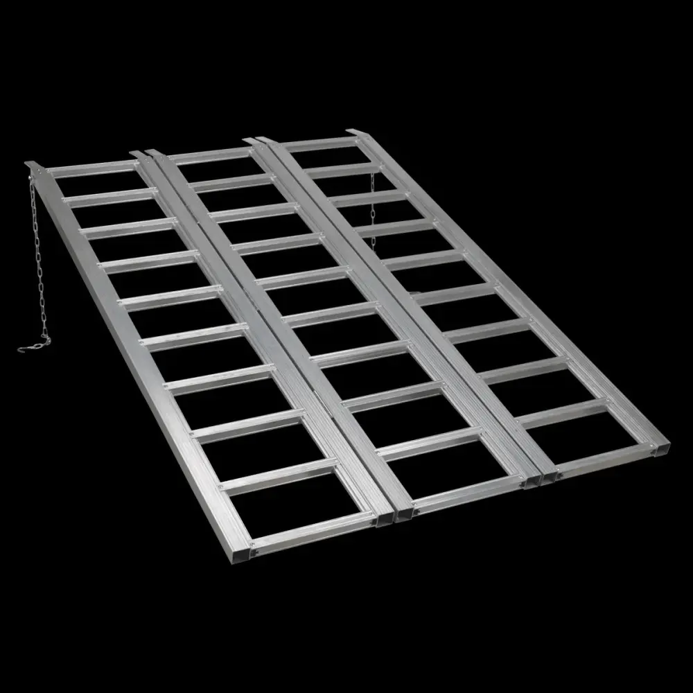 Street Legal Sealey FLR680T Motorcycle/Trike/ATV & Compact Tractor Ramp Wide Tri-Fold 680kg Capacity