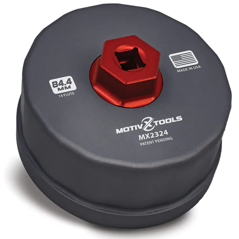 84.4mm 14 Flute Oil Filter Wrench - Matches Mercedes, Dodge, Jeep 3.0L Diesel Engines Anti-Slip Grip