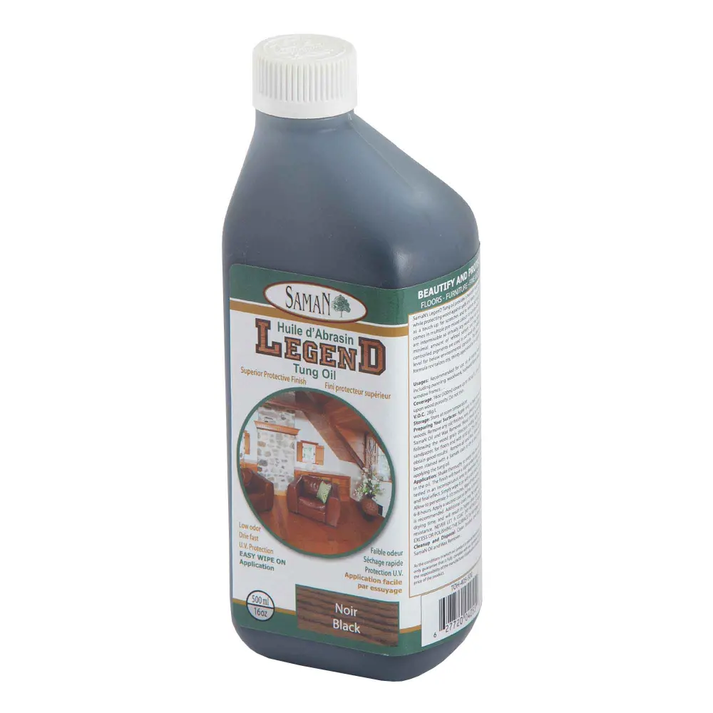 Black Protective Tung Oil, 500 ml