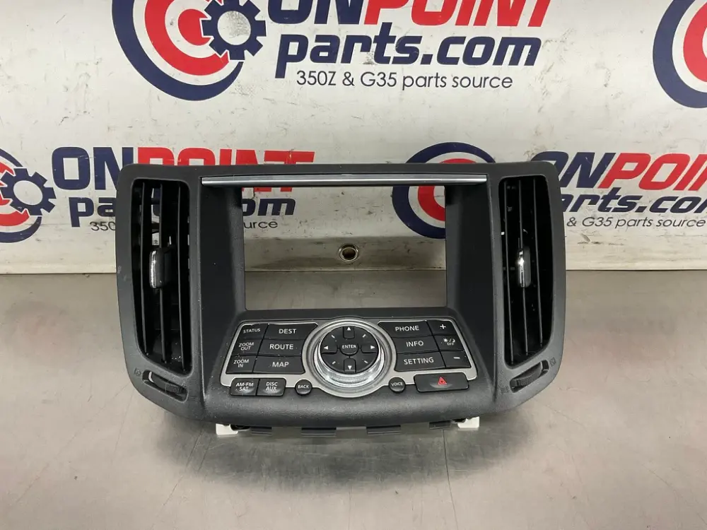 07-13 Infiniti G35 G37 Sedan Center Dash Screen Bezel 68270JK00A OEM 12BCGEC