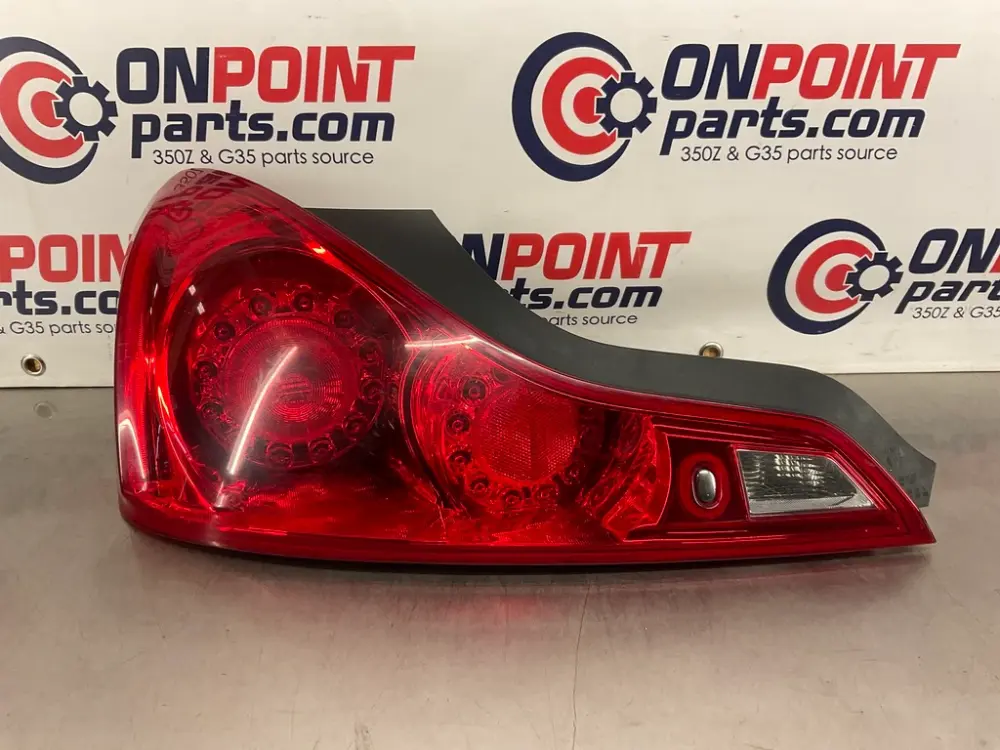 2008 Infiniti G37 Coupe Driver Left Tail Airy Assembly OEM 22BK0D2