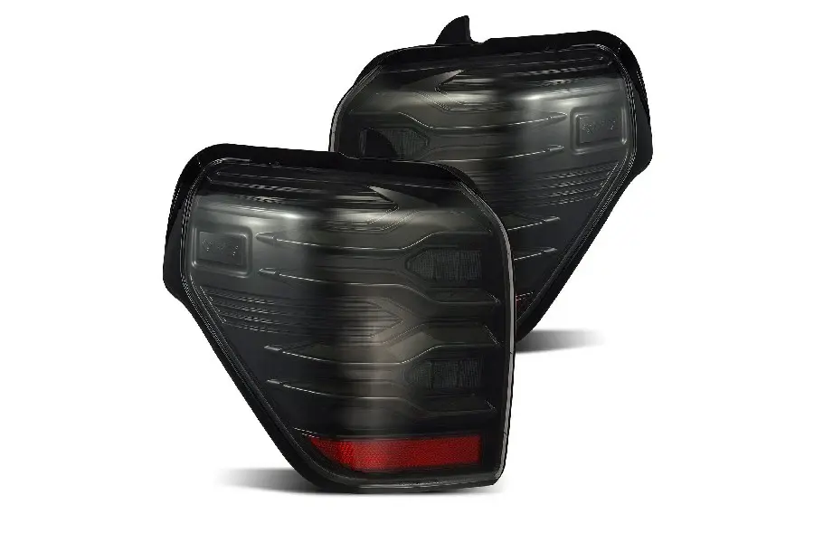 2010-24 Toyota 4Runner AlphaRex Luxx Series LED Tail Lights - Alpha Charcoal