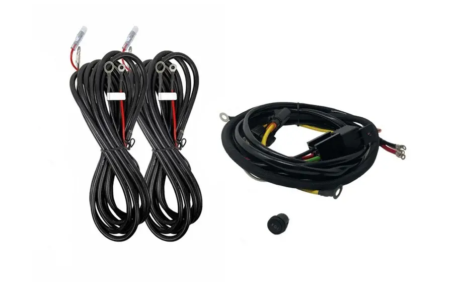 2010-25 Toyota 4Runner KC HiLiTES Profile SideCast Four-Light Wiring Kit