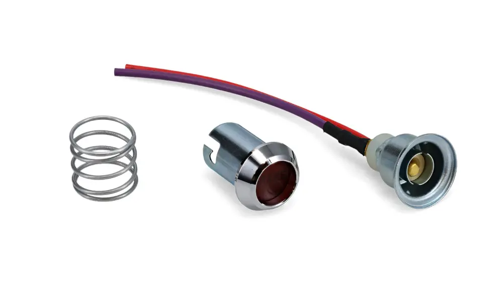 Brake Warning Portable Bezel Lens & Wiring Kit, 1967-77 Ford Bronco