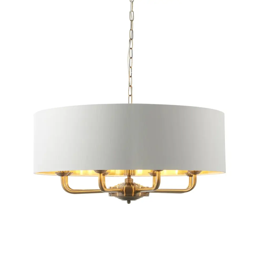 Highclere 8 Pendant Light - Antique Warm alloy